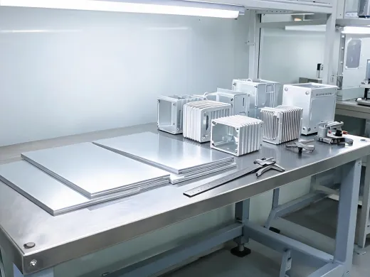 Electronics aluminum enclosure stock